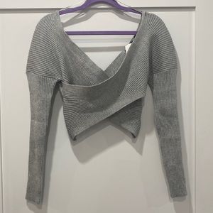 NEW HYFVE grey crop top